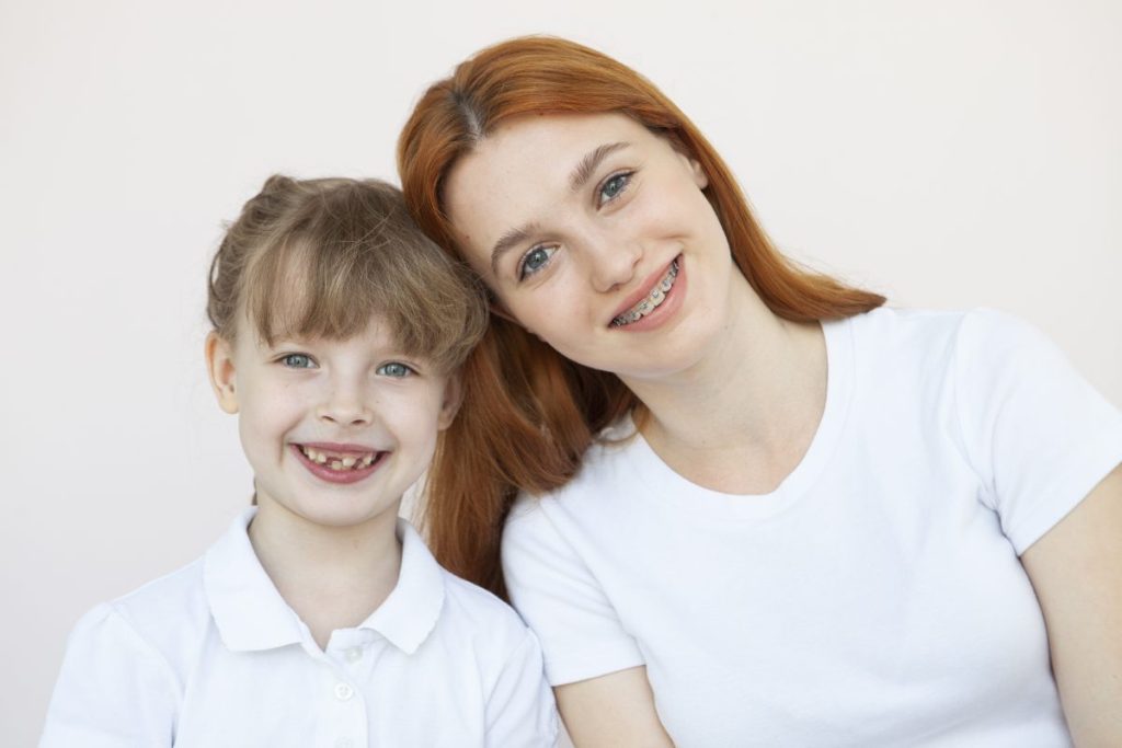 小児矯正-母子家庭 - 小児矯正は北海道北広島市にある歯医者のさいわいデンタルクリニック札幌大曲