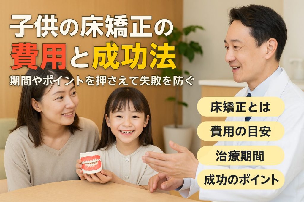 14子供-矯正-床矯正 - 小児矯正は北海道北広島市にある歯医者のさいわいデンタルクリニック札幌大曲