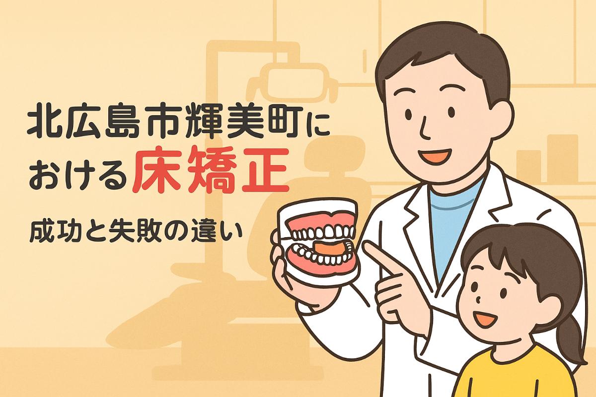 22北広島市輝美町 床矯正 - 小児矯正は北海道北広島市にある歯医者のさいわいデンタルクリニック札幌大曲