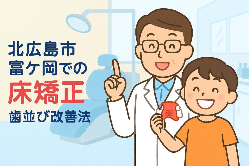 23北広島市富ケ岡-床矯正 - 小児矯正は北海道北広島市にある歯医者のさいわいデンタルクリニック札幌大曲