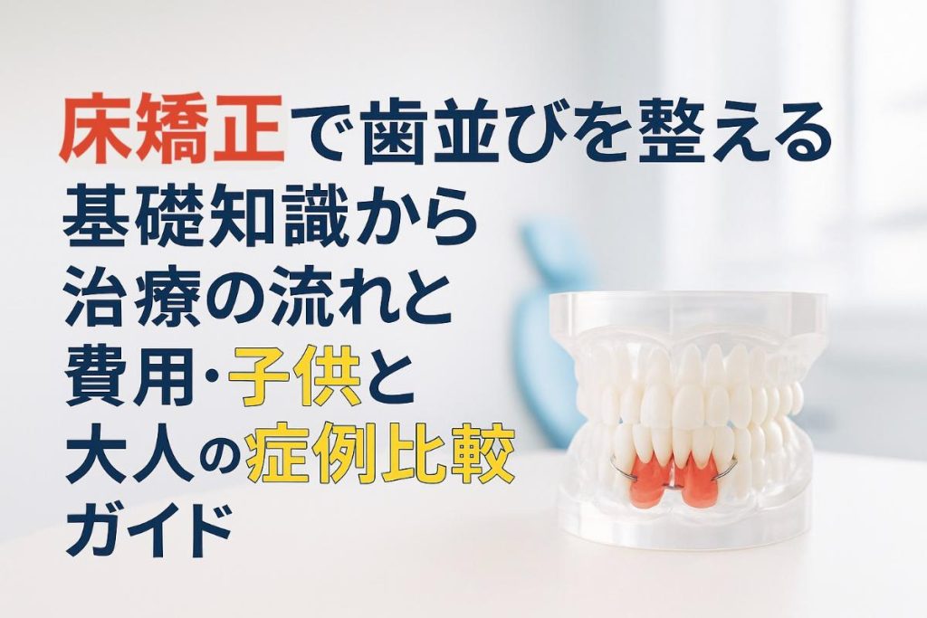 06 床矯正 歯並び - 小児矯正は北海道北広島市にある歯医者のさいわいデンタルクリニック札幌大曲