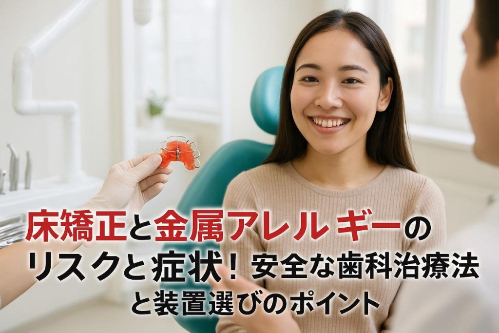 08 床矯正 金属アレルギー - 小児矯正は北海道北広島市にある歯医者のさいわいデンタルクリニック札幌大曲