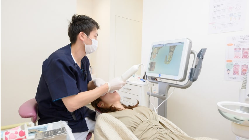 さいわいデンタルクリニック 最新の口腔内3Dスキャナー