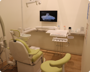 さいわいデンタルクリニック 明るく清潔な院内・個室