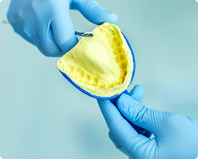 さいわいデンタルクリニック 精度が高く、変形しにくいシリコン